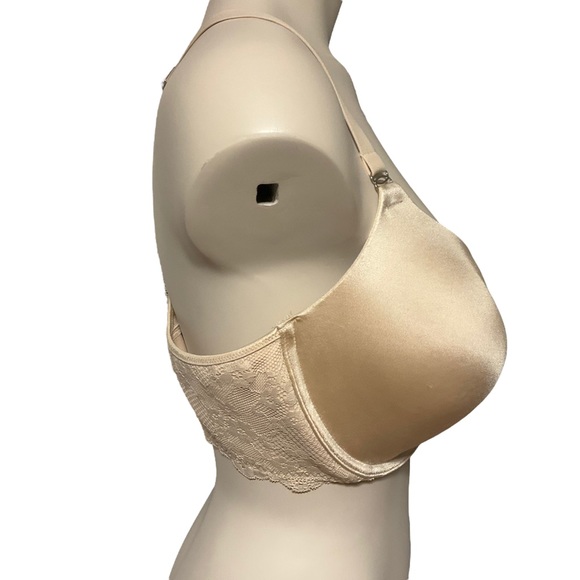 MAIDENFORM sz 40C Bra One Fab Fit #07112 Underwire Full Coverage Front Close Tan - Picture 4 of 8